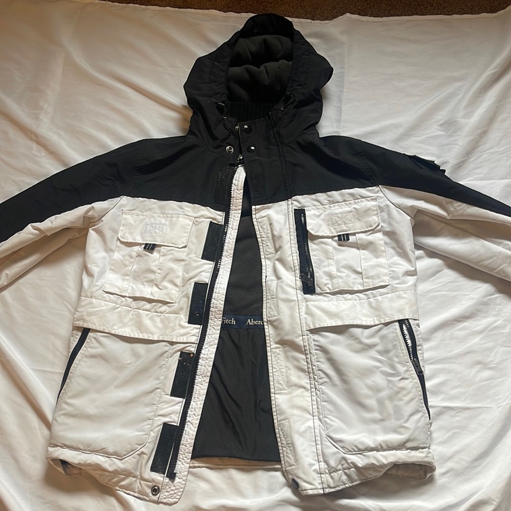 Abercrombie and fitch fleece/insulated jacket
